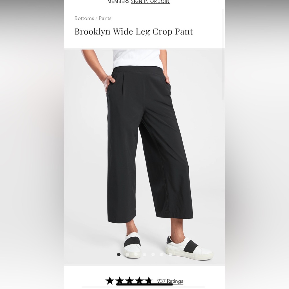 Athleta Brooklyn Brooklyn Wide Leg Crop Pant